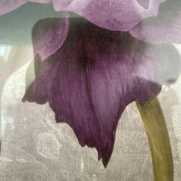 Adriane Martine Black Plum print 17 inch square. Framed no imperfections - Picture 3 of 4